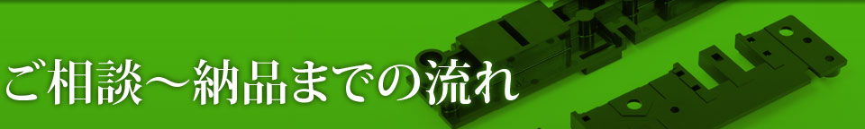 ご相談から納品までの流れ