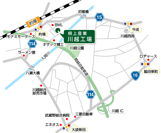 埼玉県川越市的場1510-1